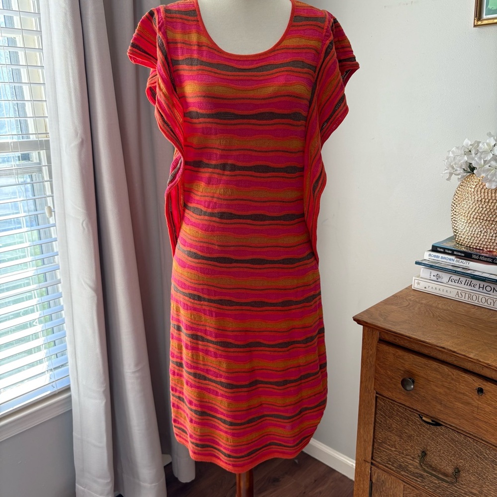 Colorful Striped Dress Nine West Medium